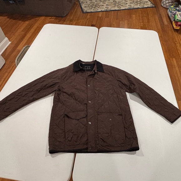 Cutter and Buck Men’s Quilted Car Coat - Picture 1 of 5